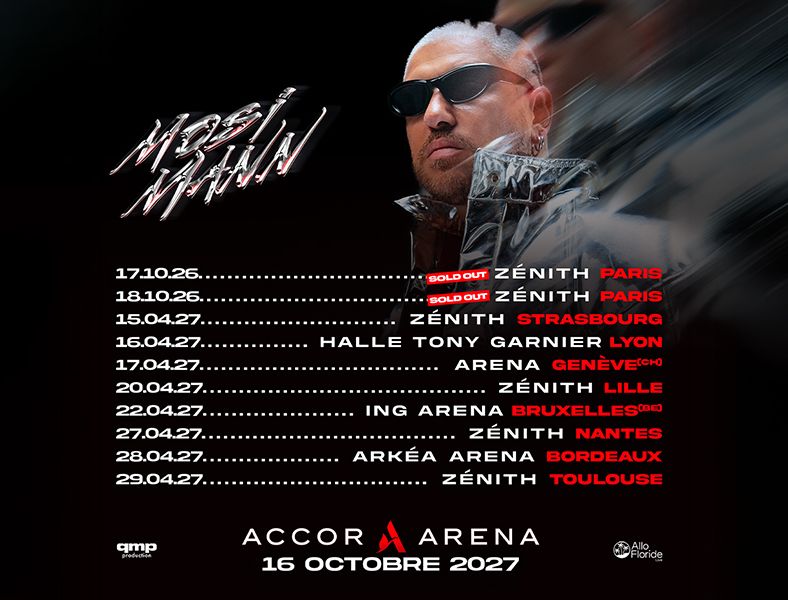Mosimann en concert à l'Accor Arena en 2027