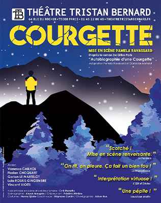 affiche courgette au théâtre tristan bernard