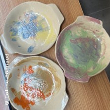 Peinture sur c&eacute;ramique b&eacute;b&eacute;