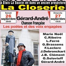 G&eacute;rard-Andr&eacute; chante  les po&egrave;tes