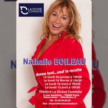 Nathalie Boileau Donne Tout... Sauf la Recette - La Divine Comédie, Paris