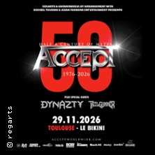 Accept 50Th Anniversary Tour 2026