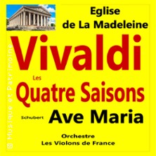 Concert Les Quatre Saisons de Vivaldi à Paris, Eglise de la Madeleine ...